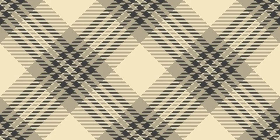 Elegant neutral plaid pattern.  Subtle beige and grey tones create a sophisti Stock Illustration