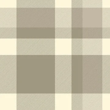 Elegant neutral plaid pattern.  Subtle beige and cream tones create a sophist Stock Illustration