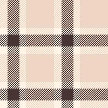 Elegant neutral plaid pattern.  Subtle brown and beige tones create a sophist Illustrazione stock