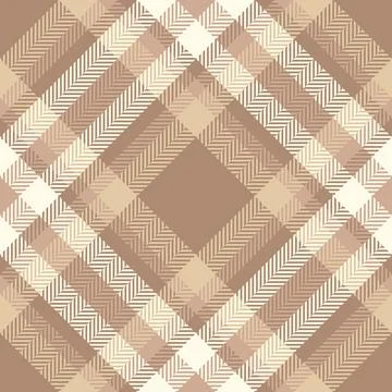 Elegant neutraltoned plaid pattern.  Subtle herringbone weave adds texture. P Stock Illustration