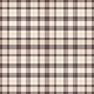 Elegant neutraltoned plaid pattern.  Subtle herringbone texture adds depth. P Stock Illustration