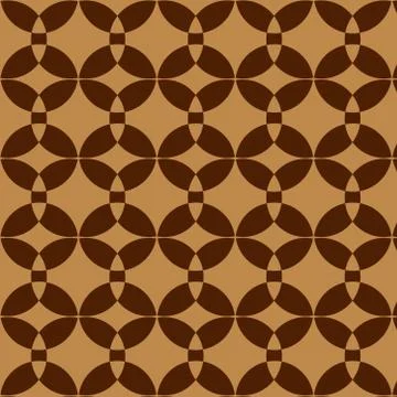 Elegant Nice Brown Pattern Design Template Stock Illustration