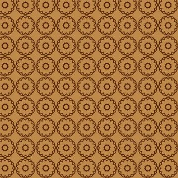 Elegant Nice Brown Pattern Design Template 库存插图