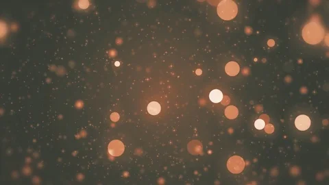 Elegant Orange Abstract With Snowflakes. Stock-Footage 82544733