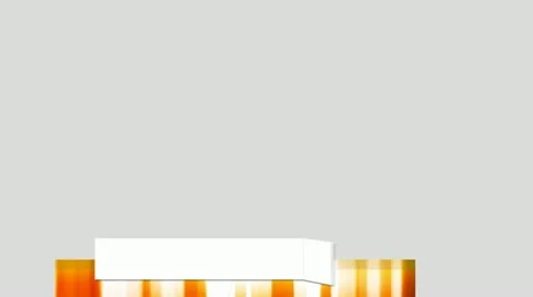 Elegant Orange Lines Lower Third Stock Footage 11386171