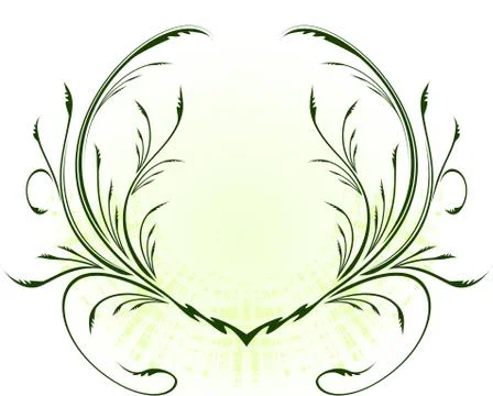 Elegant oval frame Stock-Illustration