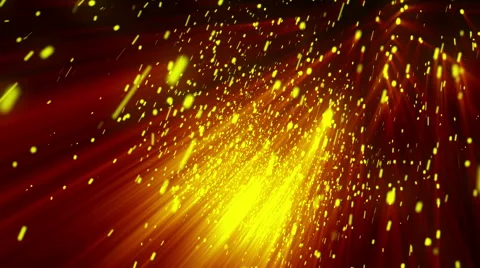 Elegant Particle Rays Red Loopable Background Stock Footage 65201974