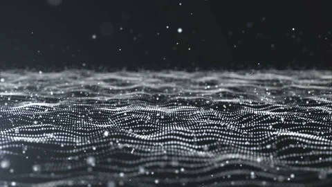 Elegant Particles Background. Loop Video stock 90264210