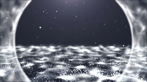 Elegant Particles Background. Loop Video stock 90264217