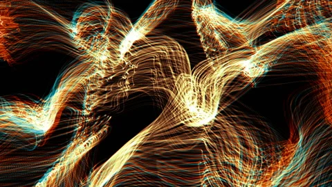 Elegant particles Video stock 87095279