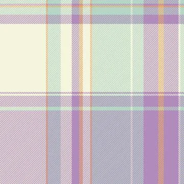 Elegant pastel plaid pattern featuring soft purple, mint green, and beige ton 스톡 일러스트