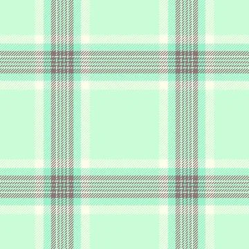 Elegant pastel plaid pattern in mint green, cream, and taupe.  Perfect for te Illustrazione stock