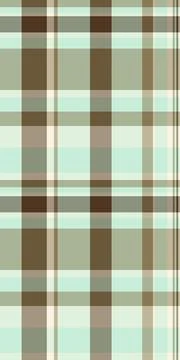 Elegant pastel plaid pattern in mint green, brown, and beige. Ideal for texti 스톡 일러스트