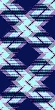 Elegant pastel plaid pattern in navy blue, light blue, and lilac. Perfect for 스톡 일러스트