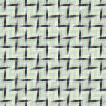 Elegant pastel plaid pattern.  Seamless texture in soft blue, beige, and navy Stockillustratie