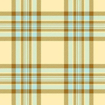 Elegant pastel plaid pattern in soft yellow, light blue, and brown.  Perfect  스톡 일러스트
