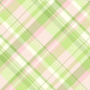 Elegant pastel plaid pattern in soft greens and pinks.  Perfect for textile d Illustrazione stock