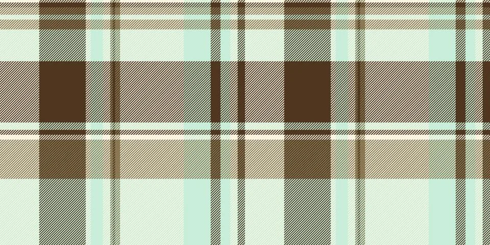 Elegant pastel plaid pattern in soft brown and mint green. Ideal for textil.. イラスト素材