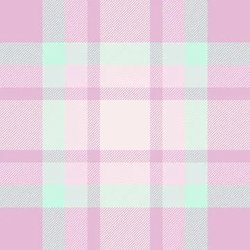 Elegant pastel plaid pattern. Soft lilac and mint green create a calming, har Illustrazione stock
