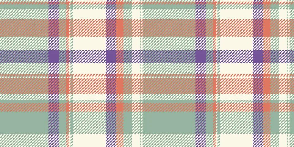 Elegant pastel plaid pattern.  Subtle texture and soft color palette create a 스톡 일러스트