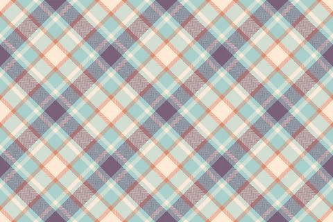 Elegant pastel plaid pattern.  Subtle herringbone texture adds depth. Perfe.. Stock Illustration