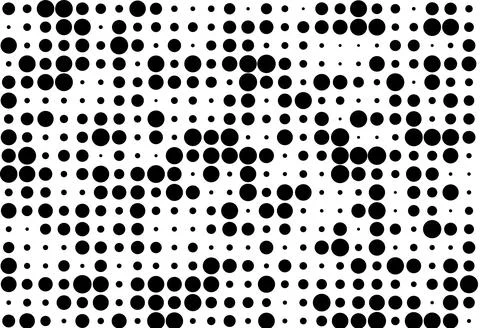 Elegant pattern with black polka dots イラスト素材