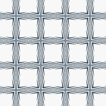 Elegant pattern design in abstract geometric style Stock Illustration