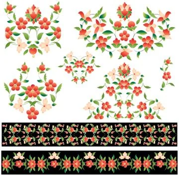 Elegant pattern version Stock Illustration