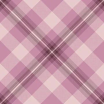 Elegant pink brown plaid pattern background. Versatile for textile design, .. Stock Illustration