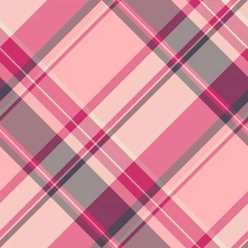 Elegant pink plaid pattern. A seamless, versatile textile design for backgrou Stock Illustration
