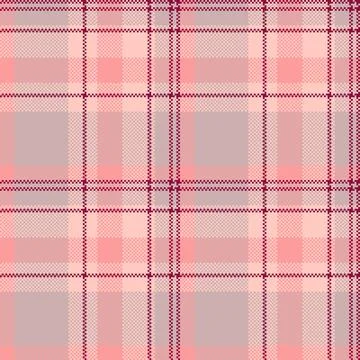 Elegant pixel tartan pattern. A warm, modern textile design with geometric ch 스톡 일러스트