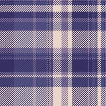Elegant plaid pattern in cool blue tones. Classic textile design for backgrou Stock Illustration