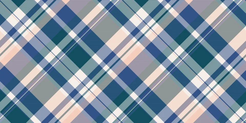 Elegant plaid pattern with cool tones. Great for backgrounds, textiles, or .. Illustrazione stock