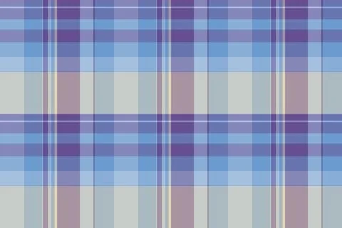 Elegant plaid pattern featuring cool tones. Evokes cozy comfort, style, and t Stock Illustration