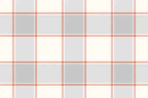 Elegant plaid pattern.  Gray and white squares intersected with soft red line Ilustración de archivo