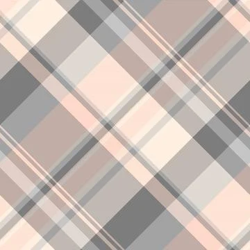 Elegant plaid pattern in muted tones, featuring intersecting lines. Versatile Illustrazione stock