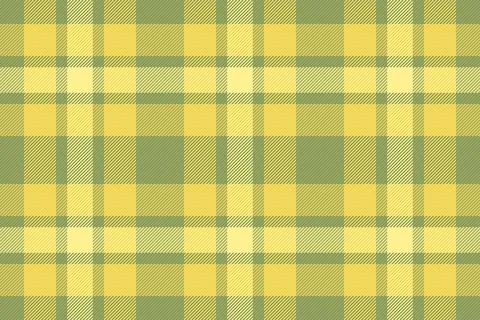 Elegant plaid pattern in muted yellow and green tones. Versatile texture for  Stock Illustration