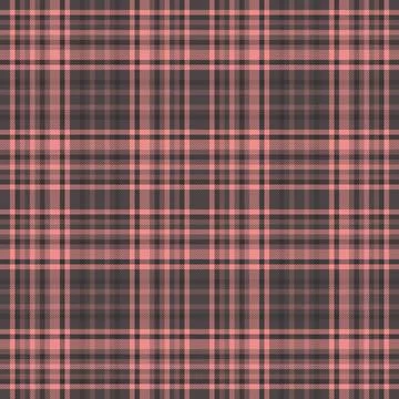 Elegant plaid pattern in soft coral and grey. Versatile for backgrounds, text Stock Illustration