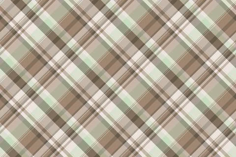 Elegant plaid pattern with soft earth tones and a subtle diagonal design. Ver Stock Illustration