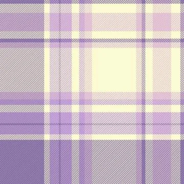 Elegant plaid pattern in soft lavender and cream tones. Ideal for backgrounds Illustrazione stock