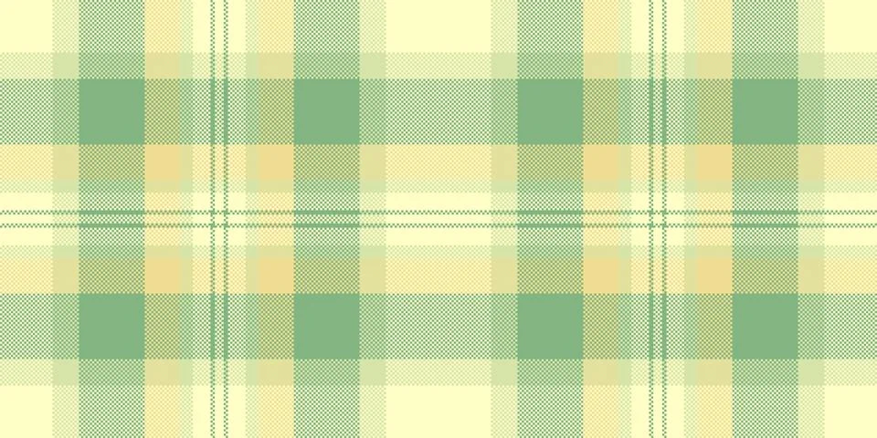 Elegant plaid pattern in soft, muted shades of green and yellow. Creates a wa Illustrazione stock
