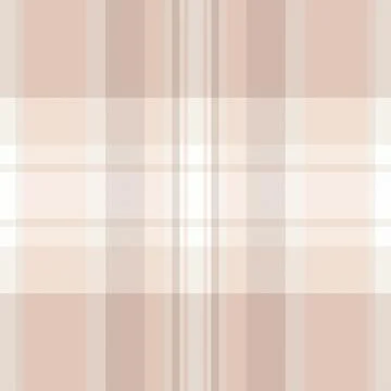 Elegant plaid pattern in soft, neutral beige tones. A classic design ideal fo Stock Illustration