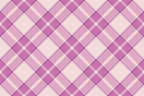 Elegant plaid pattern in soft pink and purple hues. Versatile for textile des Illustrazione stock