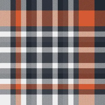 Elegant plaid pattern with textured herringbone weave. Perfect for fashion,.. Stock Illustration