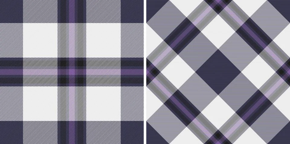 Elegant plaid patterns offer versatility. Ideal for textile design, backgroun Stock Illustration