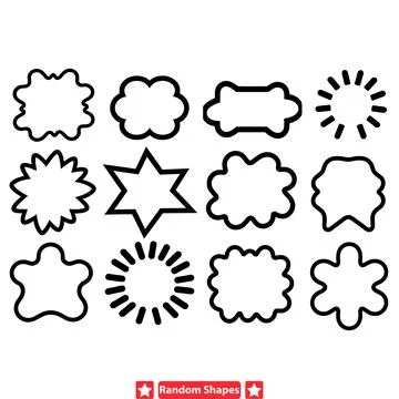 Elegant Polyhedral Patterns  Sophisticated Vector Silhouettes for Refined a.. Illustrazione stock