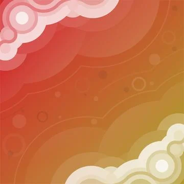 Elegant post template Illustrazione stock