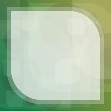 Elegant post template Illustrazione stock