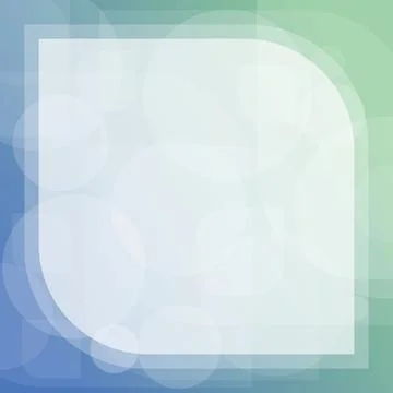 Elegant post template Illustrazione stock