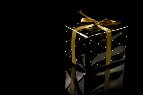 Elegant present box Stock Photos